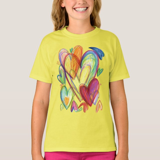 Loving Healing Hearts Art Custom Shirt (Front)