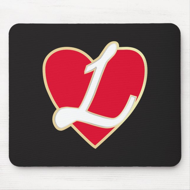 Loving heart mouse mat (Front)
