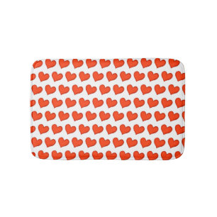Loving Hearts Bath Mat