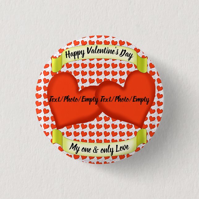 Loving Hearts Button (Front)