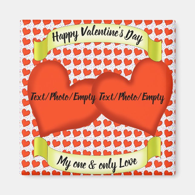 Loving Hearts Magnet (Front)