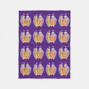 Loving Kind Guardian Angels Art Fleece Blanket