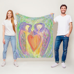 Loving Kind Guardian Angels Cosy Fleece Blanket