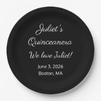 Loving Letters: Black & White Quinceanera
