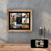 Loving Life with You 7 Photo Collage | Black