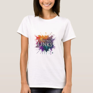 "Loving Links" features a charming t-shirt design