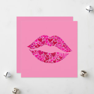 Loving Lips 01 Holiday Card