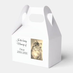 loving memorial keepsake funeral add pet name phot favour box