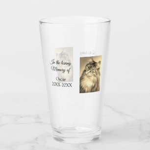 loving memorial keepsake funeral add pet name phot glass