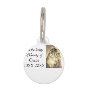 loving memorial keepsake funeral add pet name phot tag