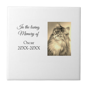 loving memorial keepsake funeral add pet name phot tile