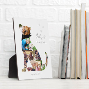 Loving Memory Dog Photo Collage Pet Memorial Plaque