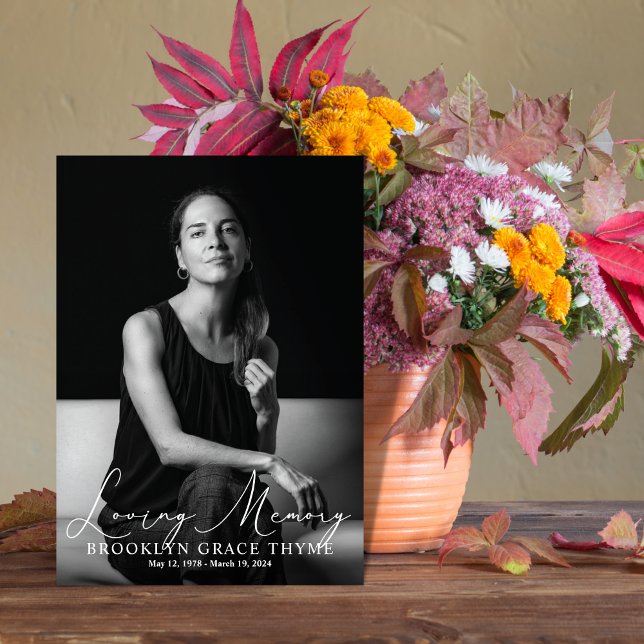 Loving Memory Full Photo Memorial Program Programme (Creator Uploaded)