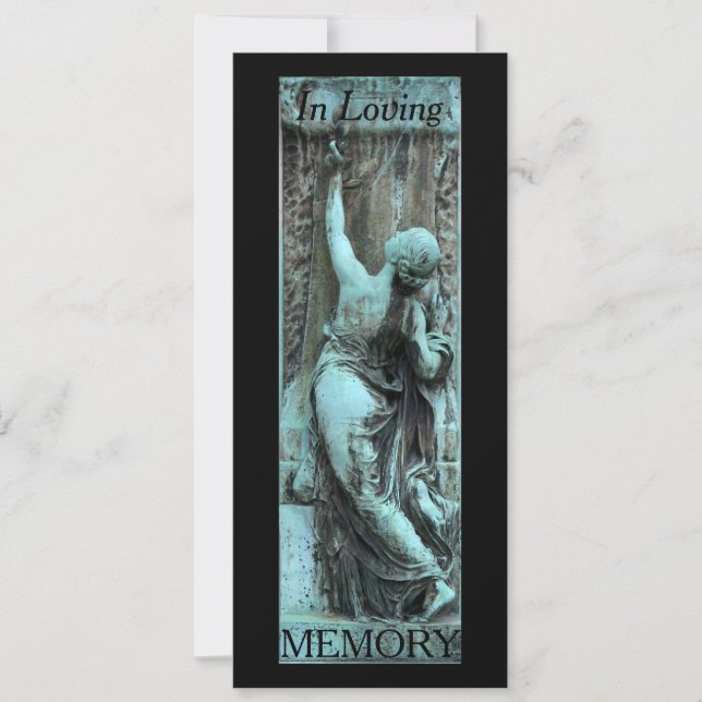 Loving Memory Funerary Art 3 Celebration of Life Invitation (Front)