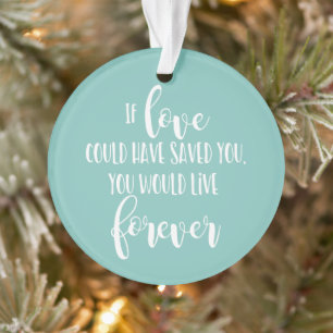 loving memory photo pet memorial christmas tree ornament