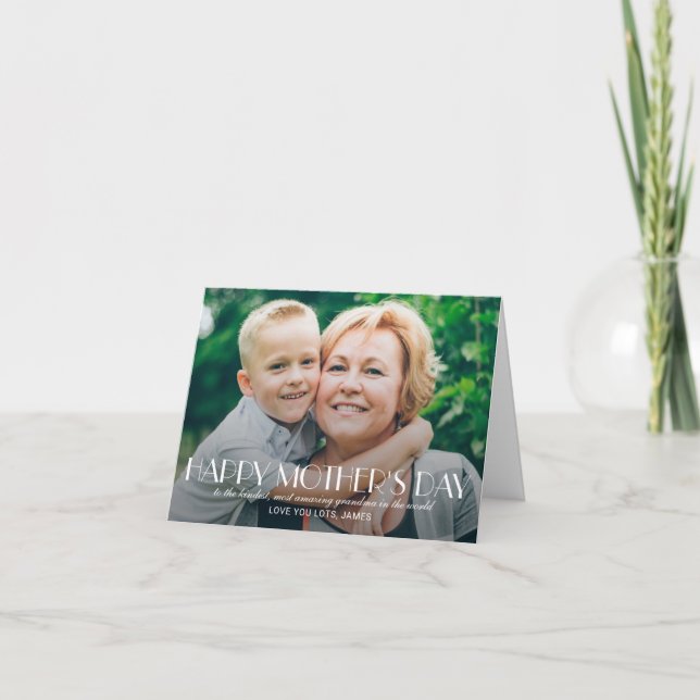 Loving Message Mother's Day Card Custom Message (Front)