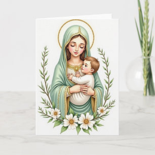 Loving Mother And Child Card