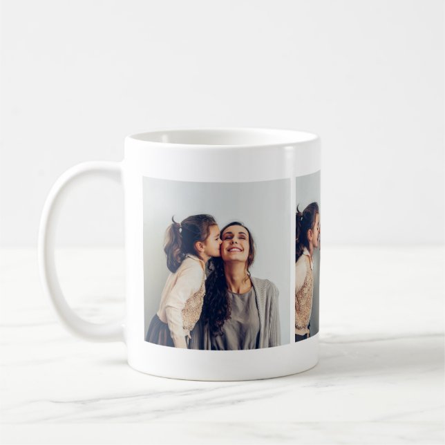 Loving Mother Daughter Photo Collage Mug (Left)