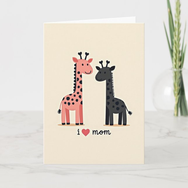 Loving Mum Creatures Art Card (Front)