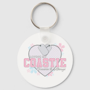 Loving My Coastie Key Ring