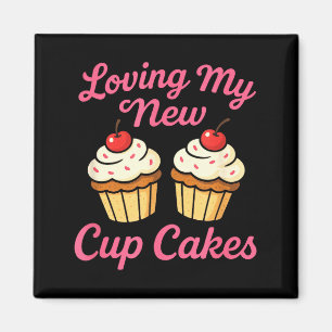 Loving My New Cup Cakes - Funny Cosmetic Surgery H Magnet