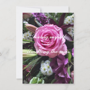 Loving Myself Flat Greeting Card