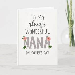 Loving Nana Heartfelt Day Card