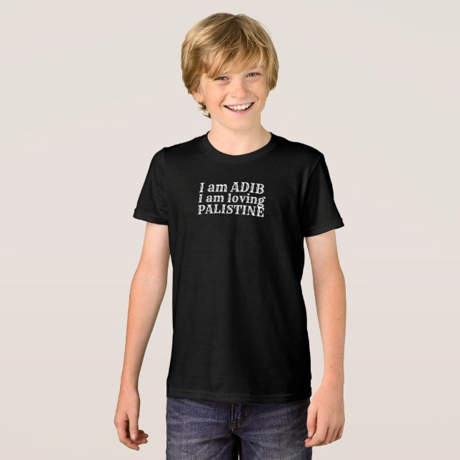 Loving Palistine Tri-Blend Shirt (Front Full)