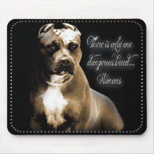 Loving Pet Pitbull Mouse Pad
