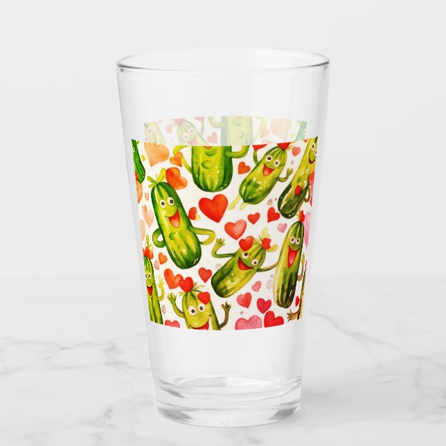 Loving Pickles Glass (Front)
