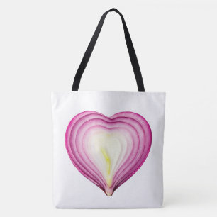 Loving Purple Onion Large Shoulder Tote