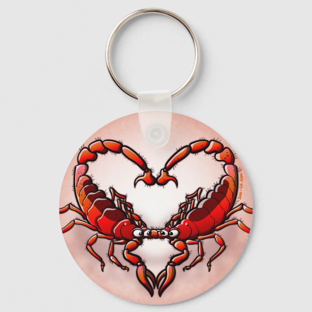 Loving Scorpions Key Ring (Front)