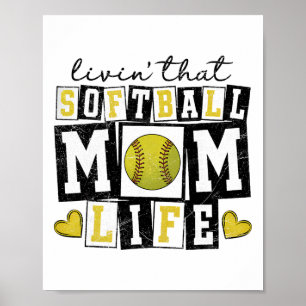 Loving That Softll Mom Life Mother Mama Girl Women Poster