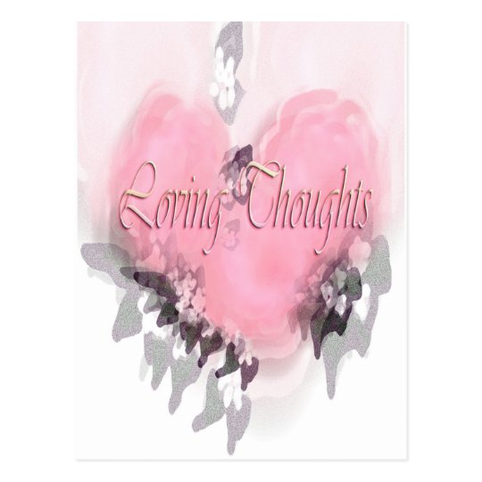 Loving Thoughts Postcard