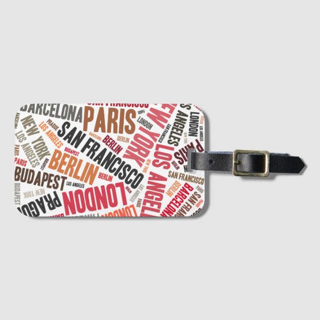 Loving travelling luggage tag (Front Horizontal)
