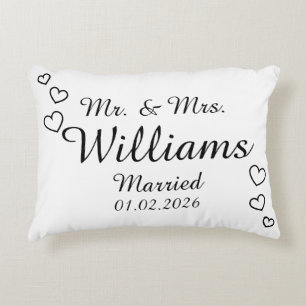Loving Wedding Gift – Pillow with Heart Accents