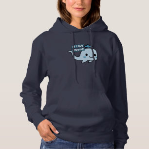 Loving Whales Funny Gift for Whales Lovers Hoodie