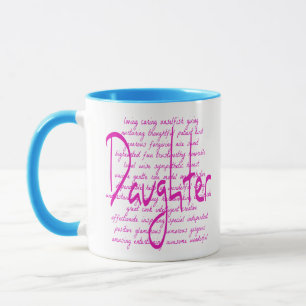 Loving Words for Daughter Mug