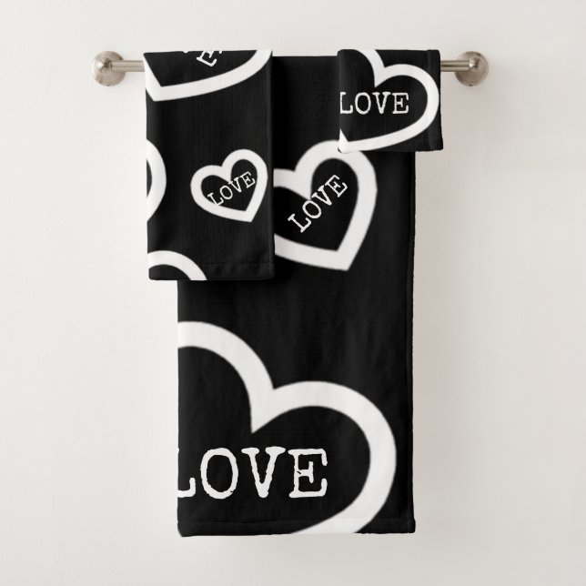 LOVING YOU GIFT COLLECTION BATH TOWEL SET (Insitu)