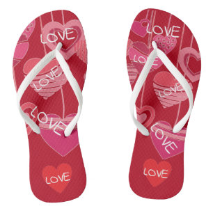 Loving You Gift Collection Ladies Flip Flops