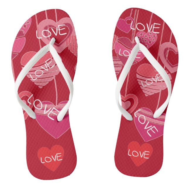 Loving You Gift Collection  Ladies Flip Flops (Footbed)