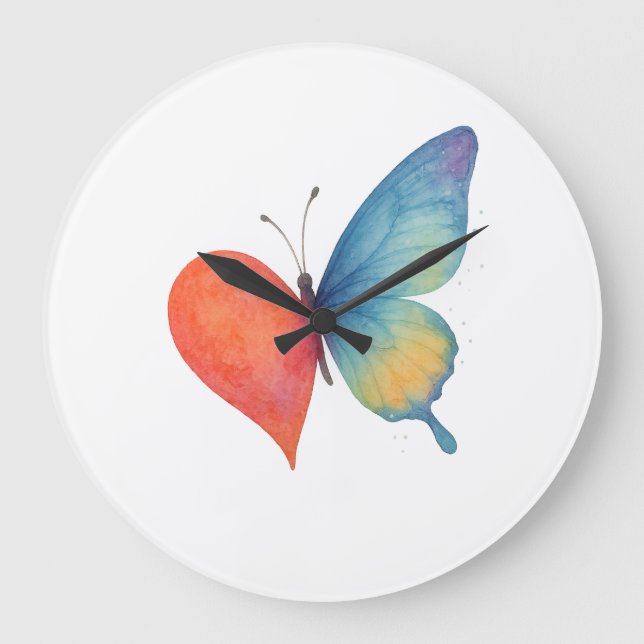 Loving Yourself Through Change Large Clock (Front)