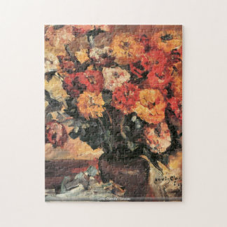 Lovis Corinth - Zinnias puzzle
