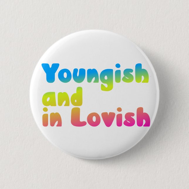 Lovish badge cynical love funny romance (Front)