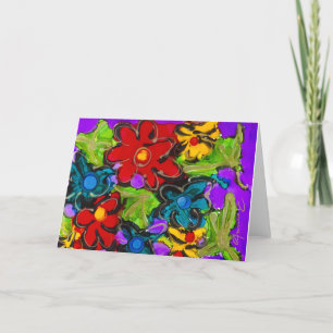 Lovitude Blank Card Jumping With Joy