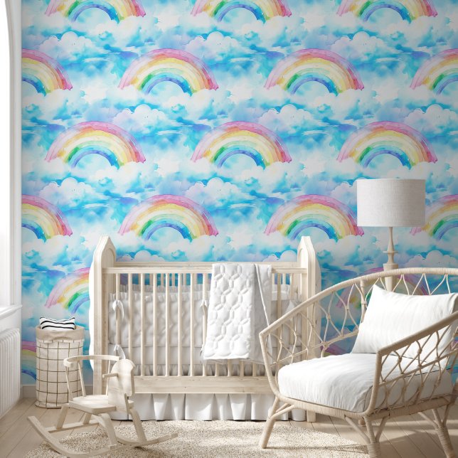 Lovley Sky Clouds - Seamless Pattern 8 Wallpaper (Kids)
