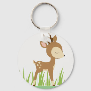 lovly deer key ring