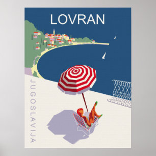 Lovran, Yugoslavia, Croatia Poster