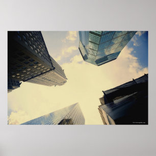 Low angle of the Chrysler Building Poster