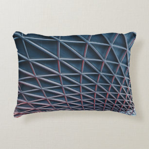 Low-angle photo of building structure decorative cushion